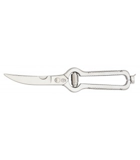 Manufacturer 693 Coupe-volailles inox, branches pleines, ressort comtois. Lg totale : 24 cm