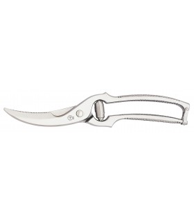 Manufacturer 694 Coupe-volailles inox, branches pleines, ressort comtois. Lg totale : 25 cm