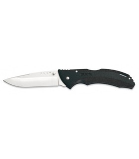 Bück 7285 Couteau Bantam, lame acier 420 à cran et à bouton double, manche 11 cm nylon/fibre de verre noir