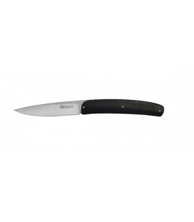 Maserin 3801 Couteau Champignon, lame acier 1.4116 à cran intérieur, manche 11 cm ébène.