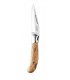G.David 622 Couteau Laguiole,  lame acier 12C27 à cran, manche 12 cm genévrier, mitre inox mat