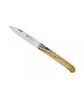 Sauveterre 78103 Couteau,  lame mate acier 12C27,  manche 11 cm bois hêtre d'aubrac