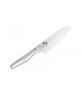 Kaï ab.5156 Couteau santoku Shoso 16,5 cm Acier inoxydable Gris