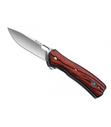 Bück 7346.rws Couteau Vantage Avid, lame à trou acier 420 avec « flipper » et cran intérieur, manche 11 cm nylon noir