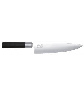 Kaï  6715.c Couteau Wasabi black cuisine, lame 15 cm, manche Polypropylène Noir