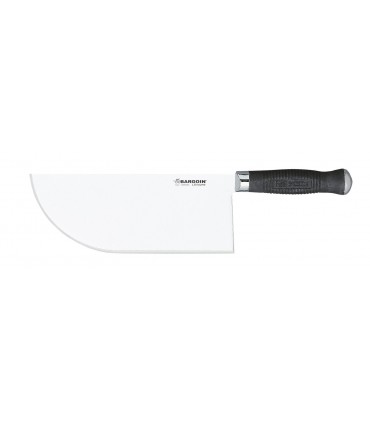 Bargoin 280.26 Feuille de boucher,  inox, dos droit, manche ABS, lame 26 cm. Poids : 650 g