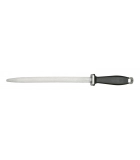 Fisher 572 Fusil de boucher « IDEAL », mèche ovale 30 cm taillage fin, manche noir.