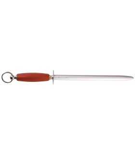 Fisher 872 Fusil de boucher « CLASSIC FISCHROM », mèche ovale 30 cm chrome dur, taillage extra-fin, manche orange.