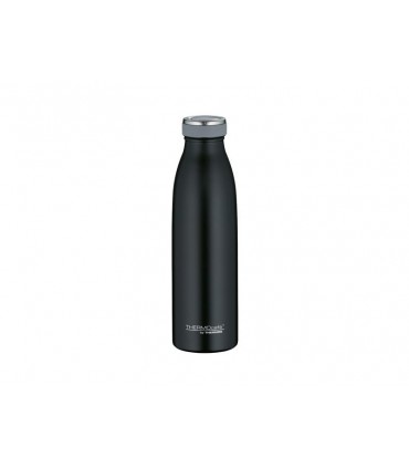 Thermos 131176 Gourde isotherme THERMOCAFE 0,5 l, noir mat à double paroi (isolation Thermos® sous vide d'air)