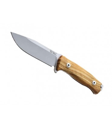 Lionsteel m5.ul Poignard M5, lame 11,5 cm acier Sleipner satiné, manche plaquettes olivier