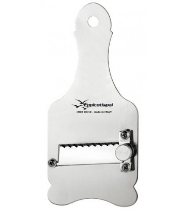 Eppicotipai 239 Râpe inox réglable, lame à dents pour éclats de chocolat, légumes, fromages...